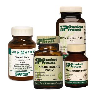 Tuna Omega-3 Oil, Nerotrophin PMG, Turmeric Forte, Myotrophin PMG Bundle